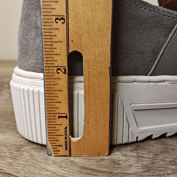 Lucky Brand Shoes Womens Size 9 Suede Slip On Platform Marlena Loafers Comfort - Picture 12 of 13